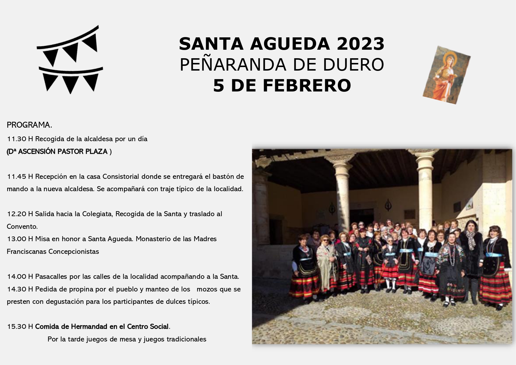 Festividad de Santa Agueda 2023